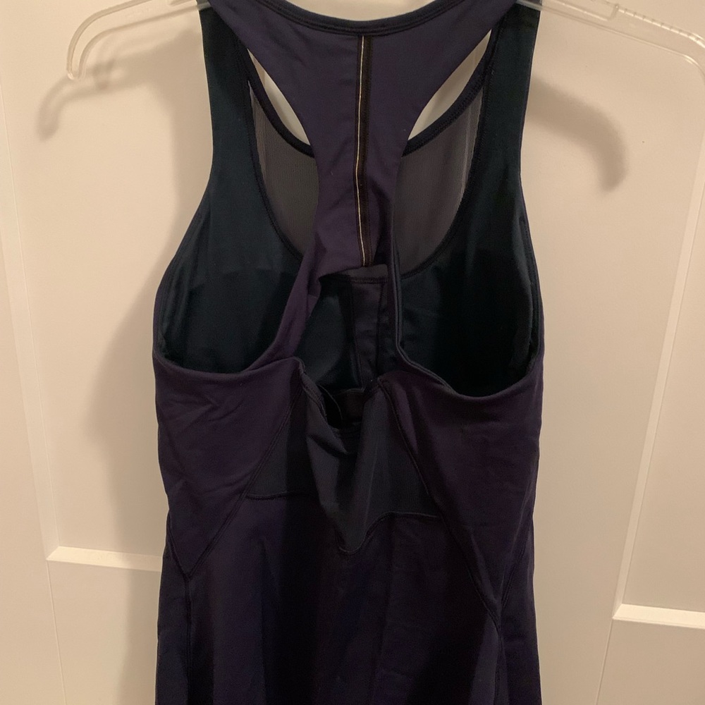 Lululemon navy mesh tank